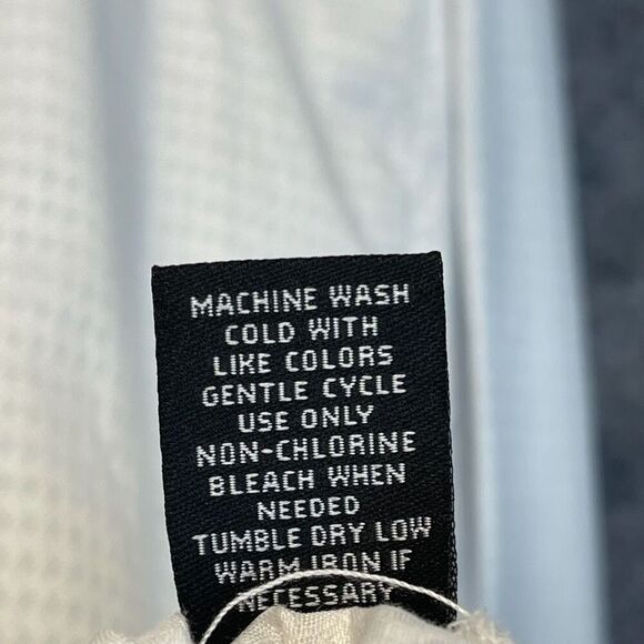 J.B. HOLT Shirt Men's 2XL White Textured Long Sleeve Athletic Fit Button Down - Picture 7 of 16